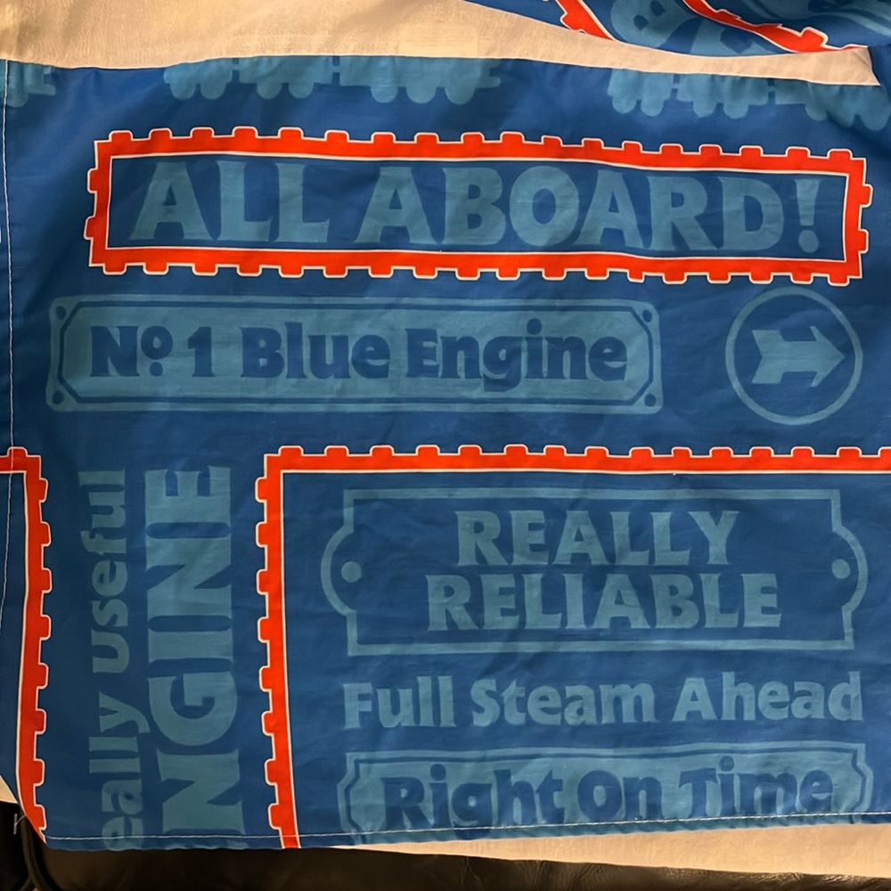 Thomas the train twin bed skirt